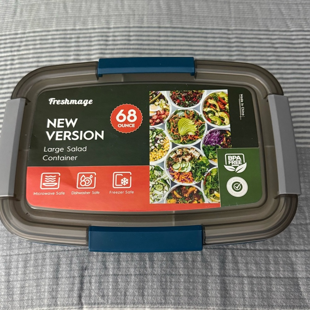 Freshmage Large Salad Container 68 Ounce